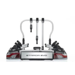 Bagażnik rowerowy na hak holowniczy Atera Strada Evo srebrny 3 rowery 13 PIN ⬅️ sklep DOAN