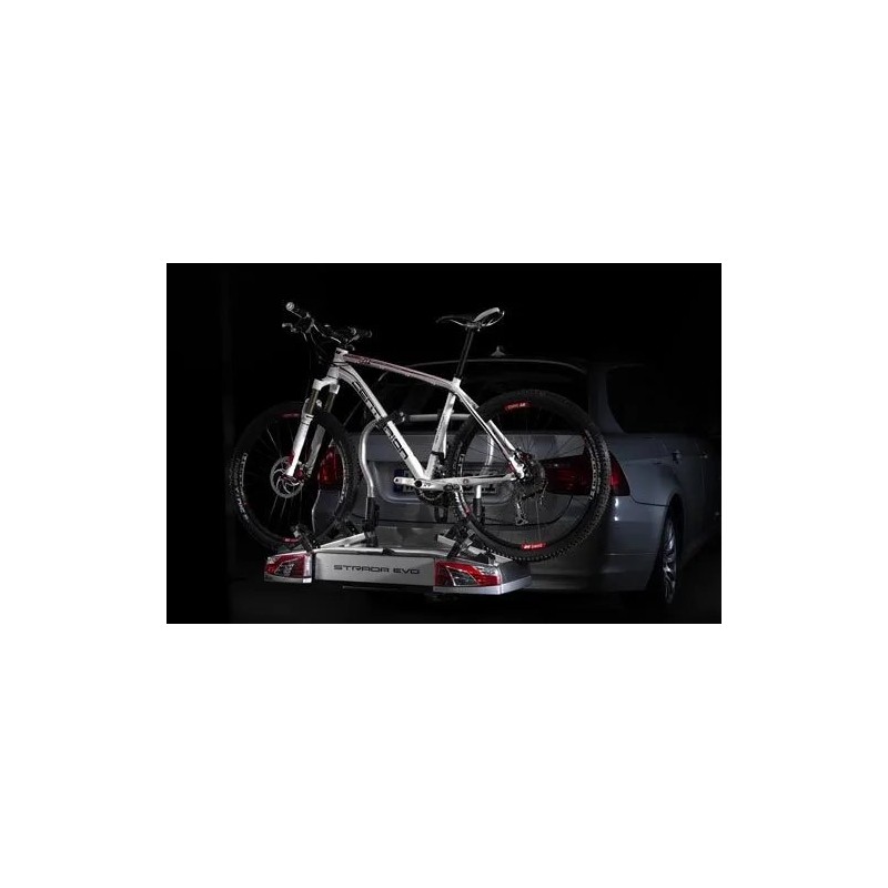 Bagażnik rowerowy na hak holowniczy Atera Strada Evo srebrny 3 rowery 13 PIN ⬅️ sklep DOAN