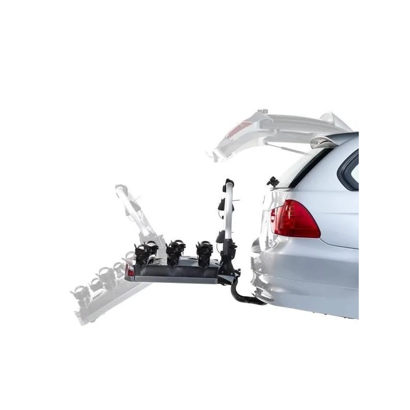 Bagażnik rowerowy na hak holowniczy Atera Strada Evo srebrny 3 rowery 13 PIN ⬅️ sklep DOAN