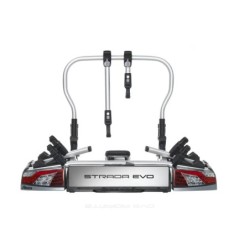 Bagażnik rowerowy na hak holowniczy Atera Strada Evo srebrny 2 rowery 13 PIN ⬅️ sklep DOAN