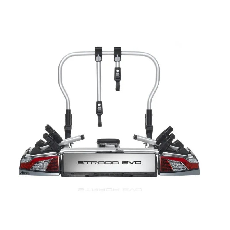 Bagażnik rowerowy na hak holowniczy Atera Strada Evo srebrny 2 rowery 13 PIN ⬅️ sklep DOAN