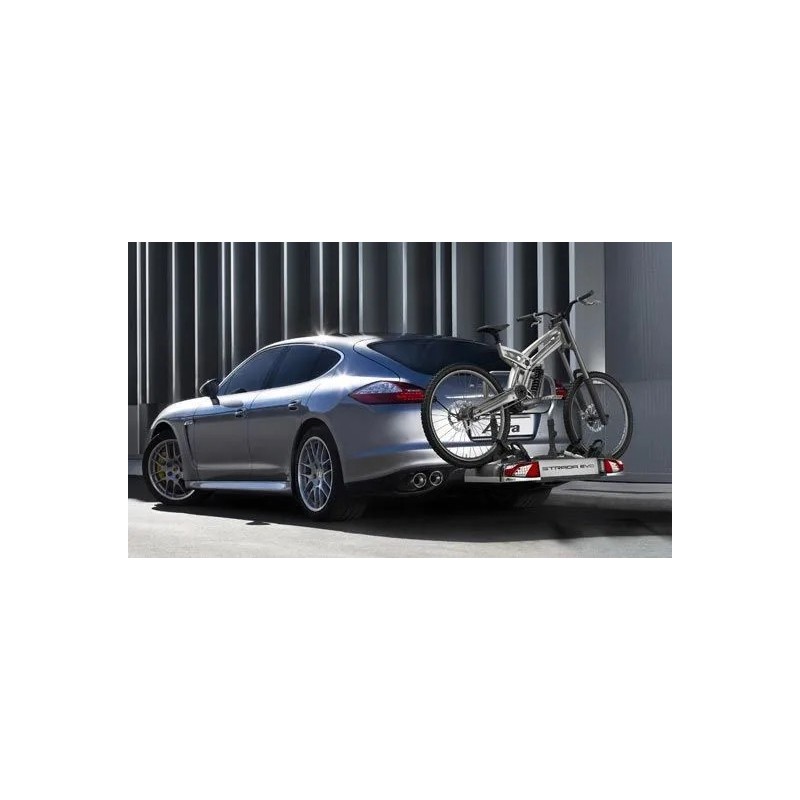 Bagażnik rowerowy na hak holowniczy Atera Strada Evo srebrny 4 rowery 13 PIN ⬅️ sklep DOAN