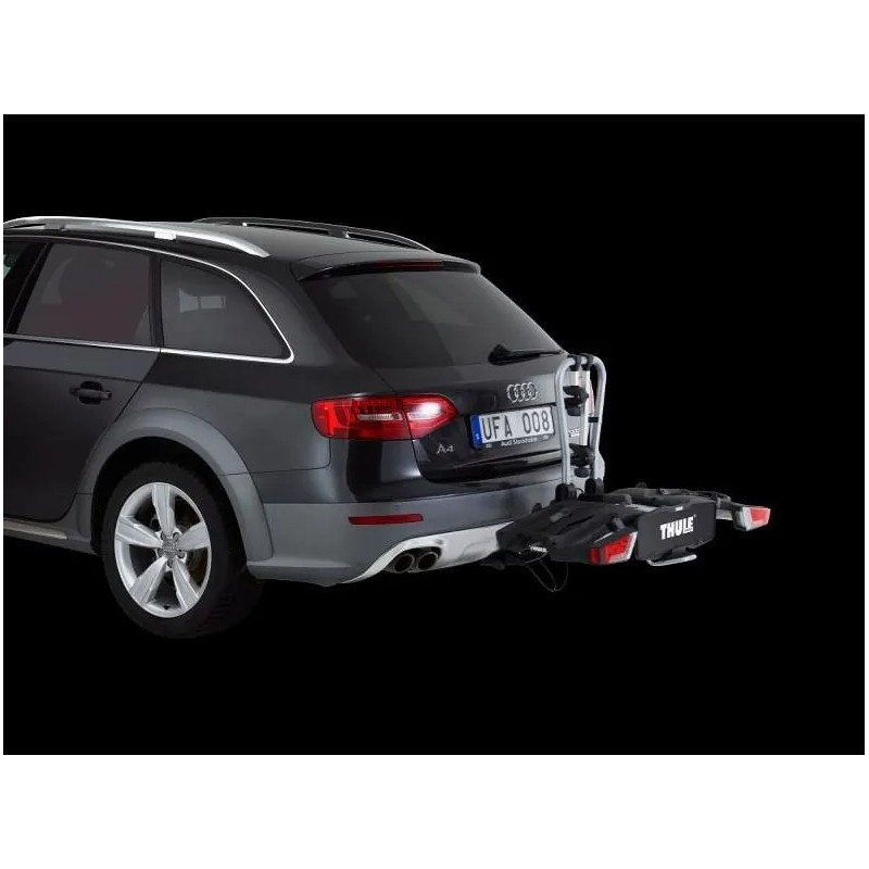 Bagażnik rowerowy na hak holowniczy Thule EasyFold XT 933 srebrny 2 rowery 13 PIN ⬅️ sklep DOAN