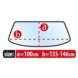 Przeciwszronowa osłona na dł. 135-146cm przedniej szyby + boczne szyby WINTER PLUS MAXI ⬅️ sklep DOAN