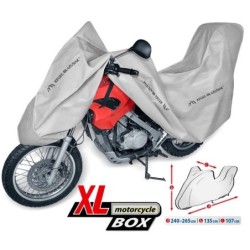 Pokrowiec na motocykl, dł. 240-265 cm + kufer Basic Garage XL BOX ⬅️ sklep DOAN
