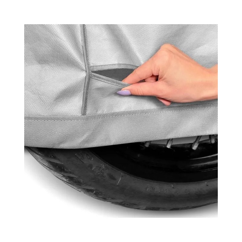 Pokrowiec na motocykl, dł. 215-240 cm + kufer Basic Garage L BOX ⬅️ sklep DOAN