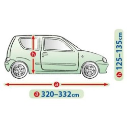 Plandeka na samochód MOBILE GARAGE rozmiar S2 Hatchback ⬅️ sklep DOAN