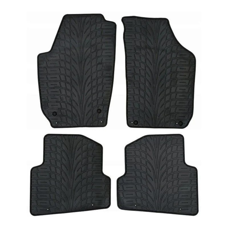 Oryginalne dywaniki gumowe Skoda Fabia II ( 2007 - 2014 ) - komplet ⬅️ sklep DOAN