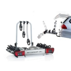 Bagażnik rowerowy na hak holowniczy Atera Strada DL srebrny 3 rowery 13 PIN ⬅️ sklep DOAN