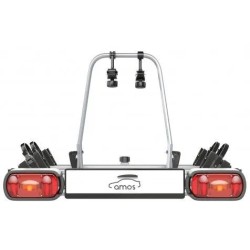 Bagażnik rowerowy na hak holowniczy Amos Giro srebrny 2 rowery 7 PIN ⬅️ sklep DOAN