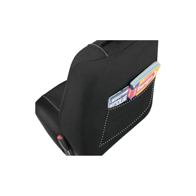 Pokrowce samochodowe na przednie fotele HERMAN CZARNE L ⬅️ sklep DOAN