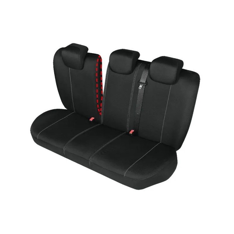 Pokrowce samochodowe na tylną kanapę HERMAN CZARNE M-L ⬅️ sklep DOAN