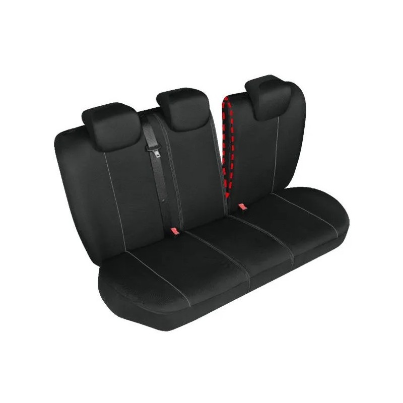 Pokrowce samochodowe na tylną kanapę HERMAN CZARNE M-L ⬅️ sklep DOAN