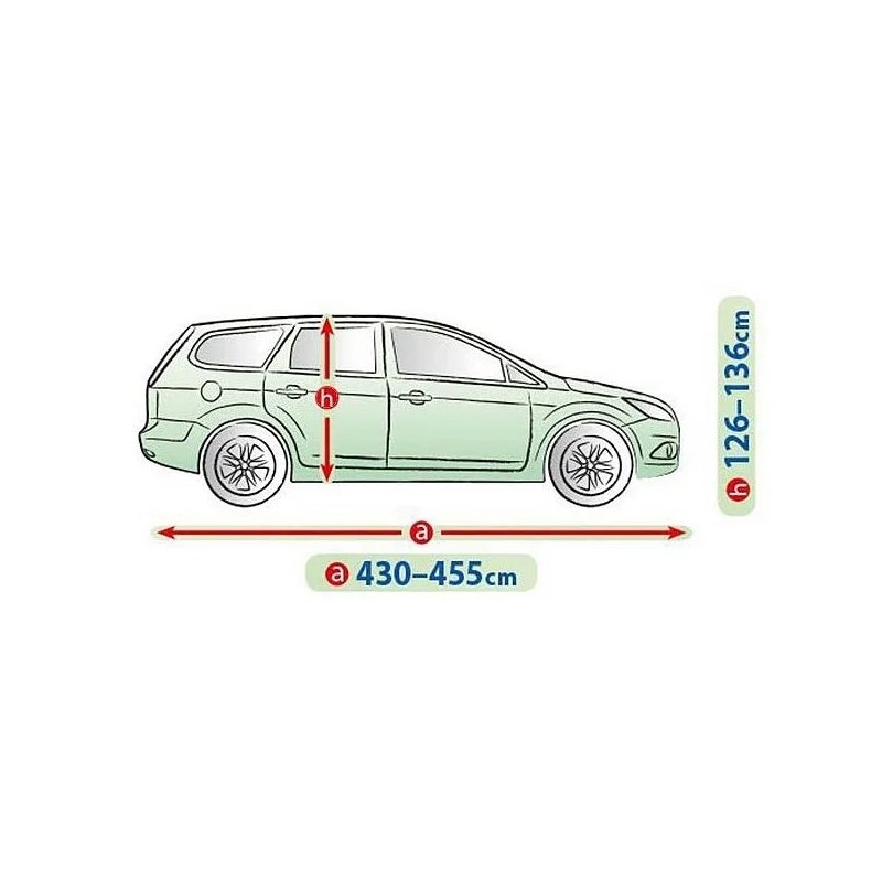 Plandeka na samochód MOBILE GARAGE rozmiar L2 hatchback/kombi ⬅️ sklep DOAN
