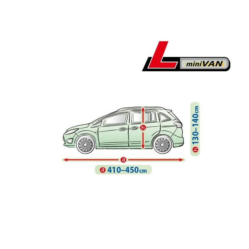 Plandeka na samochód MOBILE GARAGE rozmiar L Mini Van ⬅️ sklep DOAN