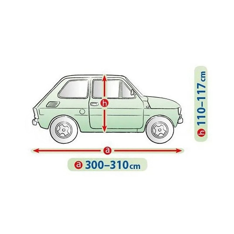 Plandeka na samochód MOBILE GARAGE rozmiar S126 ⬅️ sklep DOAN