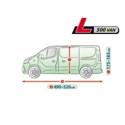 Plandeka na samochód MOBILE GARAGE rozmiar L 500 VAN ⬅️ sklep DOAN