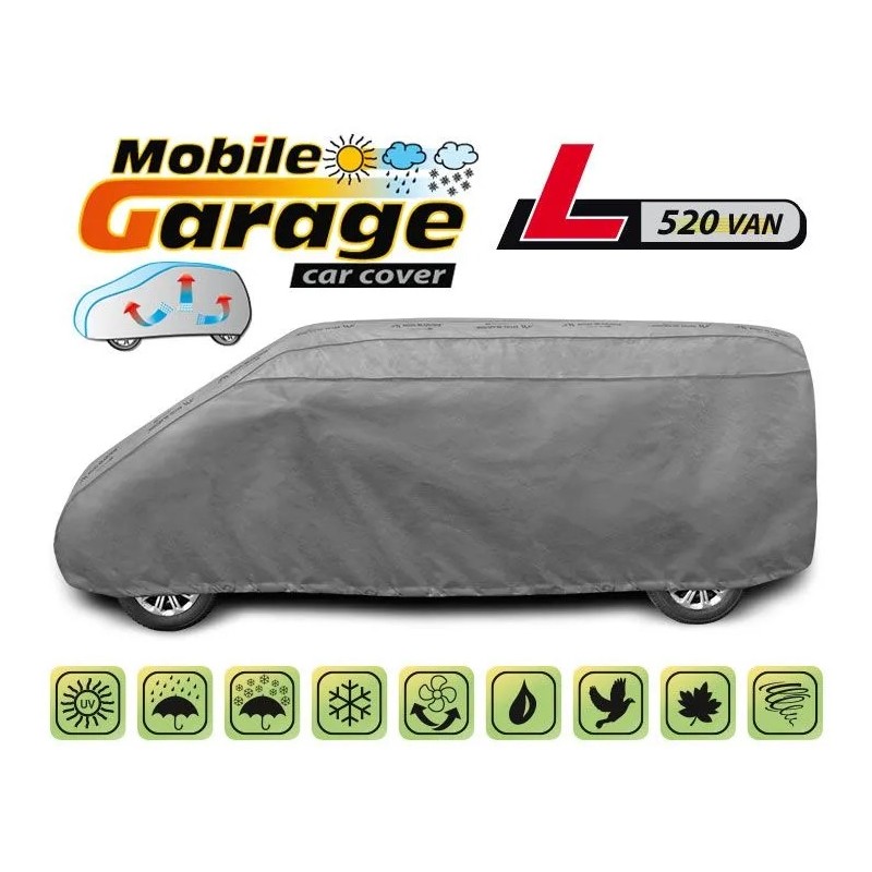 Plandeka na samochód MOBILE GARAGE rozmiar L 520 VAN ⬅️ sklep DOAN
