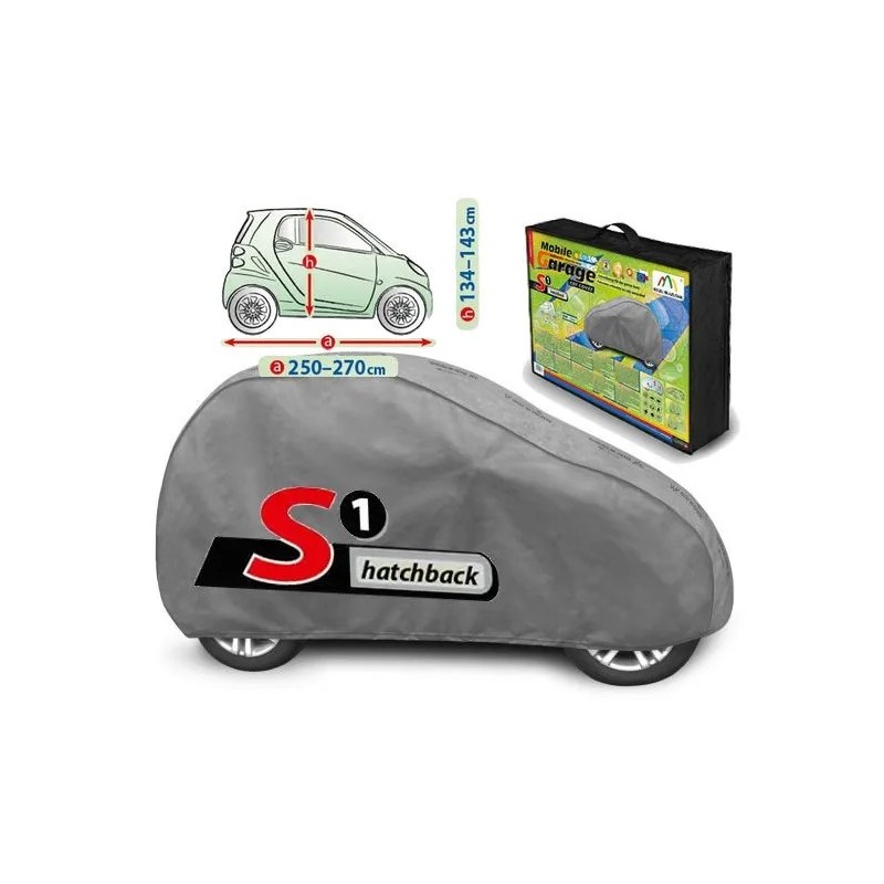 Plandeka na samochód MOBILE GARAGE rozmiar S1 Hatchback ⬅️ sklep DOAN