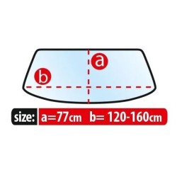 Przeciwszronowa osłona na dł. 120-160cm przedniej szyby WINTER L ⬅️ sklep DOAN