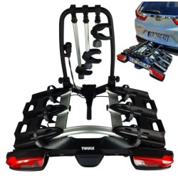 Bagażnik rowerowy na hak holowniczy Thule VeloCompact 926 srebrny 3 rowery 13 PIN ⬅️ sklep DOAN