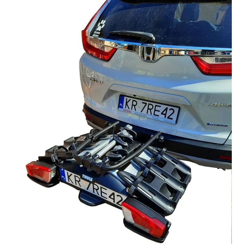 Bagażnik rowerowy na hak holowniczy Thule VeloCompact 926 srebrny 3 rowery 13 PIN ⬅️ sklep DOAN