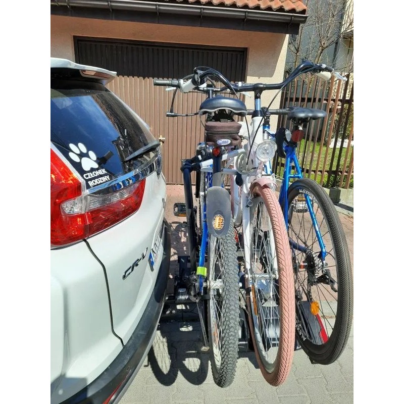 Bagażnik rowerowy na hak holowniczy Thule VeloCompact 926 srebrny 3 rowery 13 PIN ⬅️ sklep DOAN