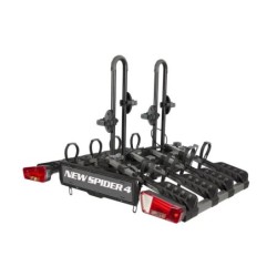 Bagażnik rowerowy na hak holowniczy Inter Pack New Spider czarny 4 rowery 13 PIN ⬅️ sklep DOAN