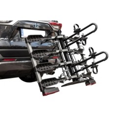 Bagażnik rowerowy na hak holowniczy Inter Pack New Spider czarny 4 rowery 13 PIN ⬅️ sklep DOAN