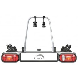 Bagażnik rowerowy na hak holowniczy Amos Giro srebrny 2 rowery 13 PIN ⬅️ sklep DOAN