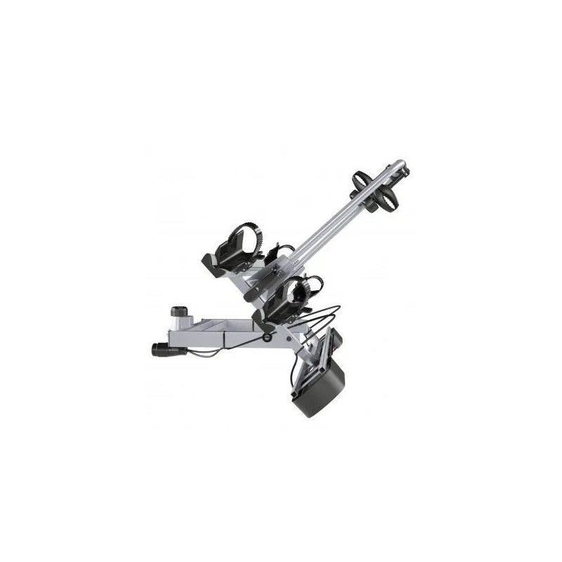 Bagażnik rowerowy na hak holowniczy Amos Giro srebrny 2 rowery 13 PIN ⬅️ sklep DOAN