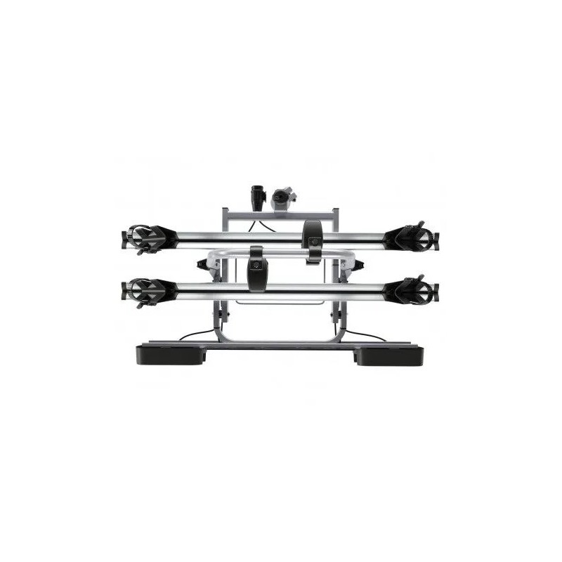 Bagażnik rowerowy na hak holowniczy Amos Giro srebrny 2 rowery 13 PIN ⬅️ sklep DOAN