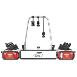 Bagażnik rowerowy na hak holowniczy Amos Giro srebrny 3 rowery 13 PIN ⬅️ sklep DOAN