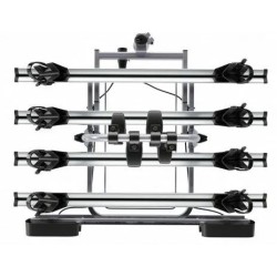 Bagażnik rowerowy na hak holowniczy Amos Giro srebrny 4 rowery 13 PIN ⬅️ sklep DOAN