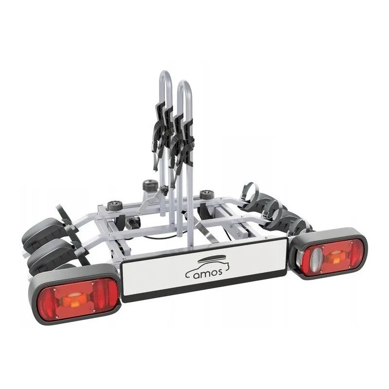 Bagażnik rowerowy na hak holowniczy Amos Tytan 3 rowery 13 PIN ⬅️ sklep DOAN