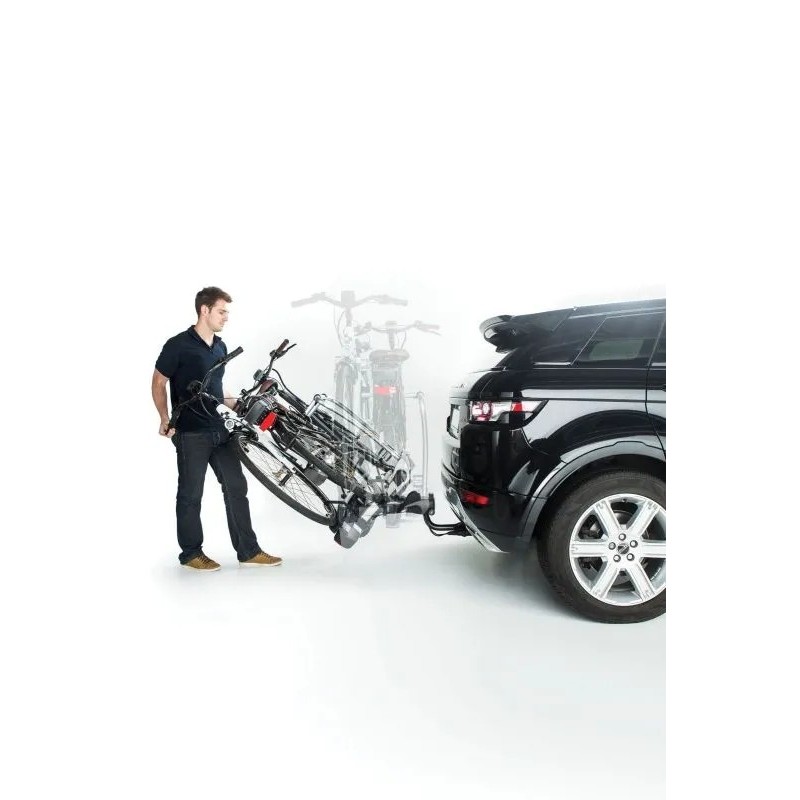 Bagażnik rowerowy na hak holowniczy Yakima JustClick srebrny 4 rowery 13 PIN ⬅️ sklep DOAN