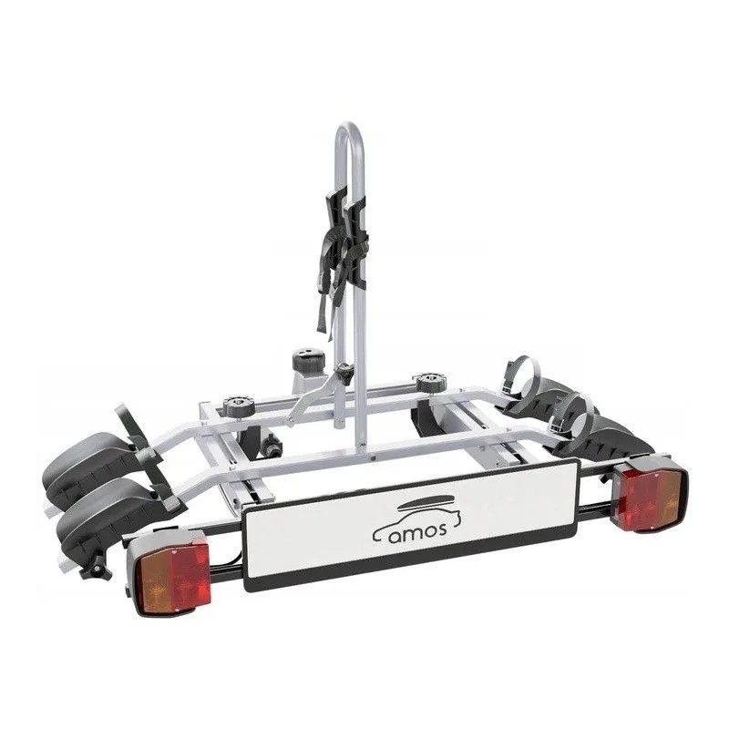 Bagażnik rowerowy na hak holowniczy Amos Tytan 2 rowery 7 PIN ⬅️ sklep DOAN