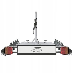 Bagażnik rowerowy na hak holowniczy Amos Tytan 4 rowery 7 PIN ⬅️ sklep DOAN