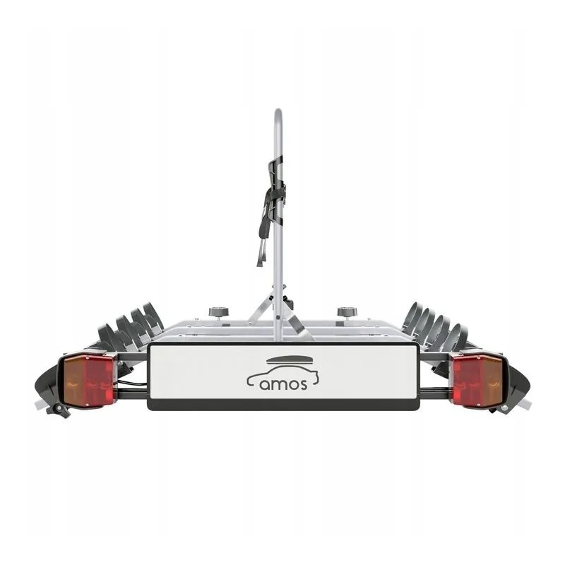 Bagażnik rowerowy na hak holowniczy Amos Tytan 4 rowery 7 PIN ⬅️ sklep DOAN