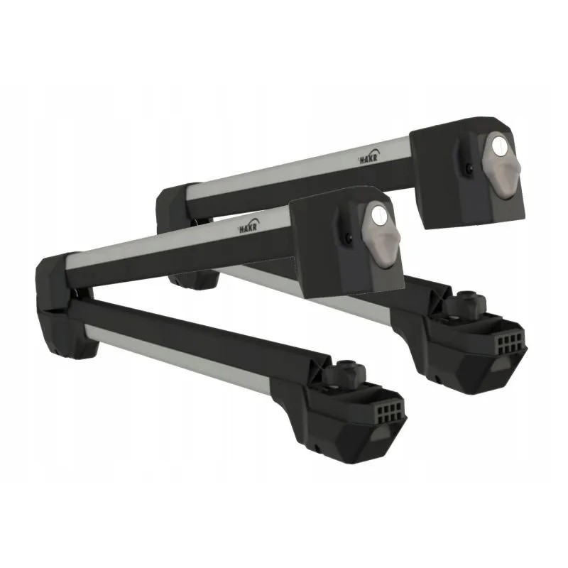 Uchwyt narciarski na dach Hakr 4 pary nart srebrny ⬅️ sklep DOAN