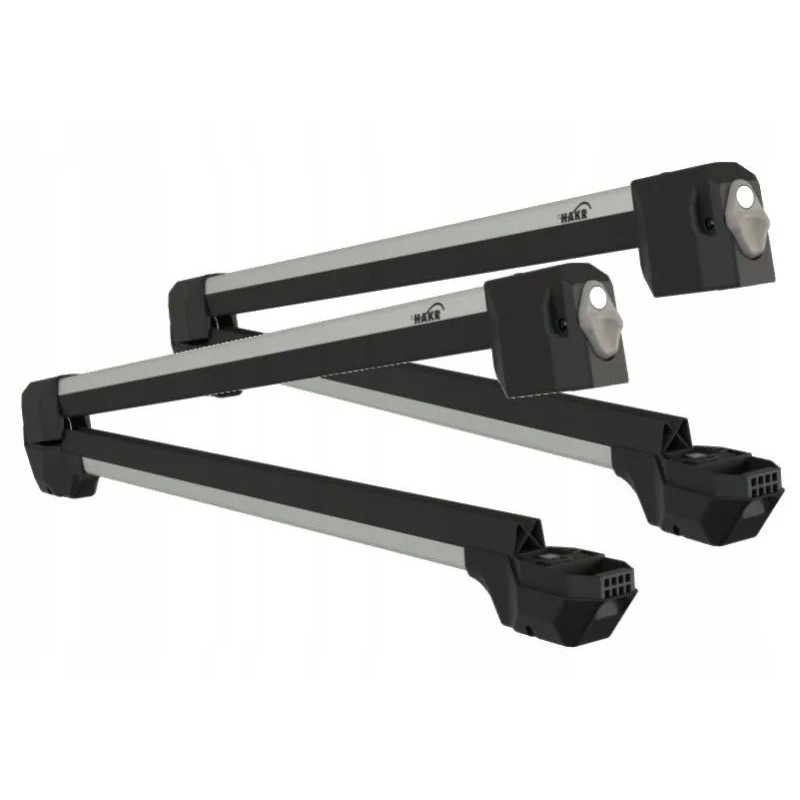 Uchwyt narciarski na dach Hakr 6 par nart srebrny ⬅️ sklep DOAN