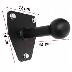 Wieszak ścienny z kulą Aguri do mocowania bagażnik&oacute;w na hak ⬅️ sklep DOAN