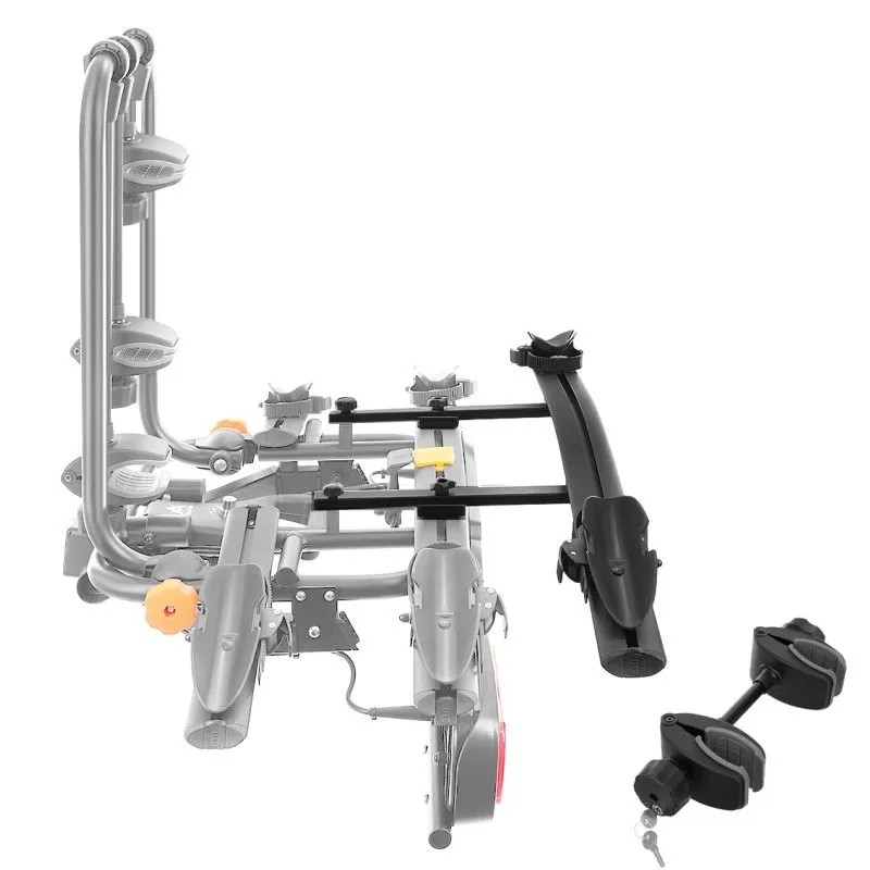 Adapter do rozbudowy bagażnika na hak Aguri Active Bike srebrny o jeden rower ⬅️ sklep DOAN