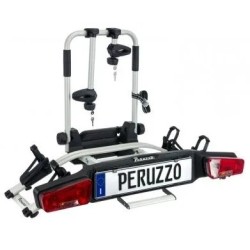 Bagażnik rowerowy na hak holowniczy Peruzzo Zephyr srebrny 2 rowery 13 PIN ⬅️ sklep DOAN