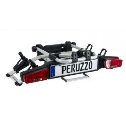 Bagażnik rowerowy na hak holowniczy Peruzzo Zephyr srebrny 2 rowery 13 PIN ⬅️ sklep DOAN