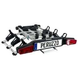 Bagażnik rowerowy na hak holowniczy Peruzzo Zephyr srebrny 3 rowery 13 PIN ⬅️ sklep DOAN