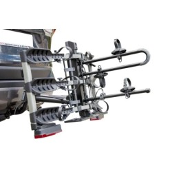 Bagażnik rowerowy na hak holowniczy Inter Pack New Spider czarny 3 rowery 13 PIN ⬅️ sklep DOAN