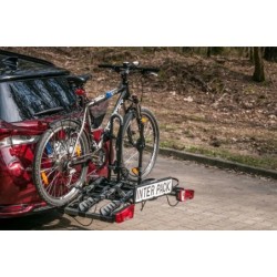 Bagażnik rowerowy na hak holowniczy Inter Pack New Spider czarny 3 rowery 13 PIN ⬅️ sklep DOAN