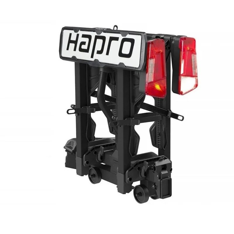 Bagażnik rowerowy na hak holowniczy Hapro Atlas Xfold II czarny 2 rowery 13 PIN ⬅️ sklep DOAN