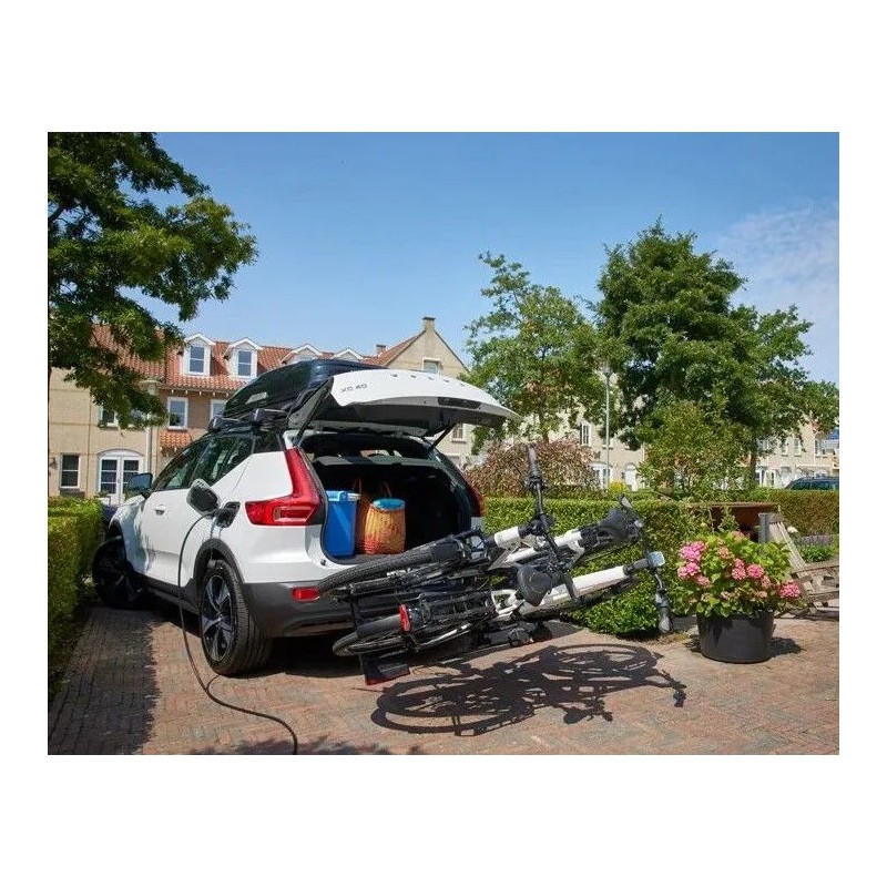 Bagażnik rowerowy na hak holowniczy Hapro Atlas Xfold II czarny 2 rowery 13 PIN ⬅️ sklep DOAN